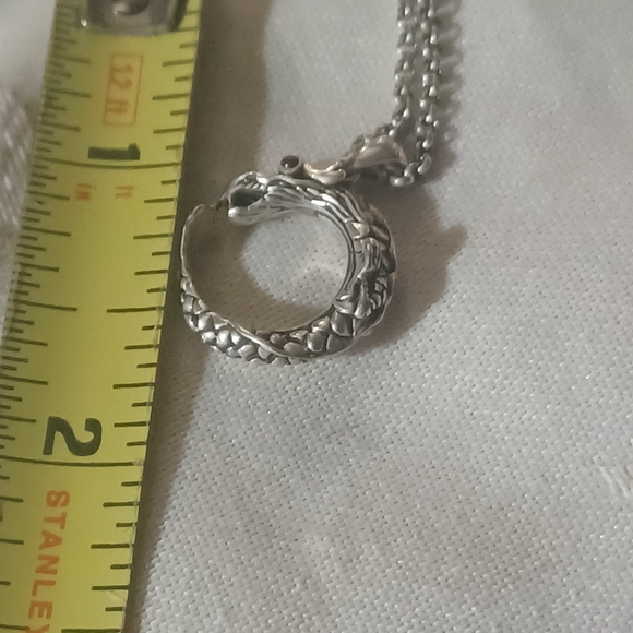 John Hardy Legends Naga Dragon Necklace, SS - Picture 9 of 10